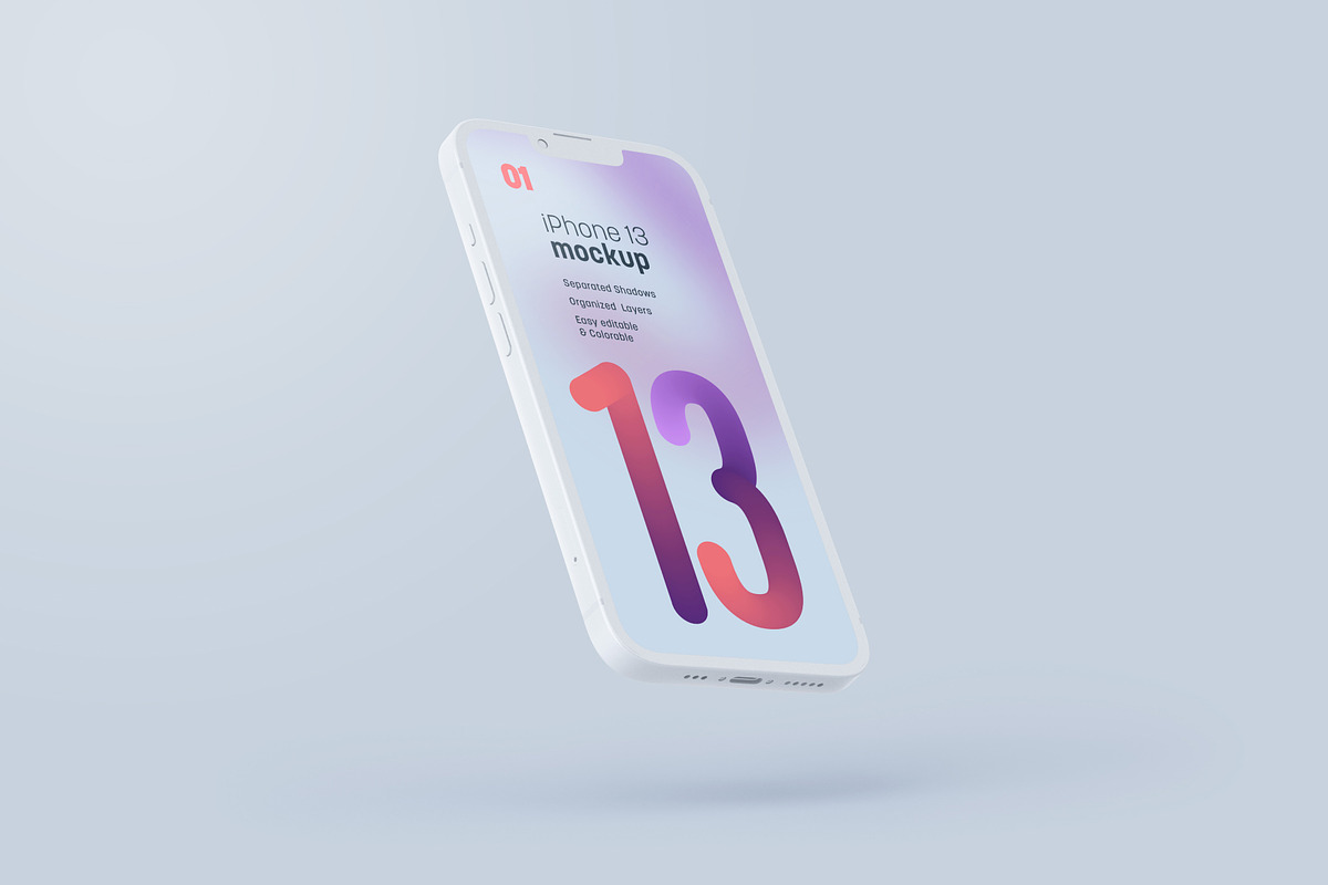 iPhone 12, 13, 14 Pro Clay Mockup, an iPhone Mockup by Deeplab (Photo 20 of 53)