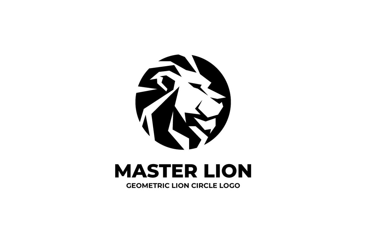 Lion Head Silhouette Business Logo, an Animal Illustration by Mightyfire