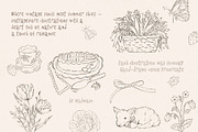 Cottagecore - handdrawn line art set, a Decorative Illustration by Madiwaso (Thumbnail 2 of 9)