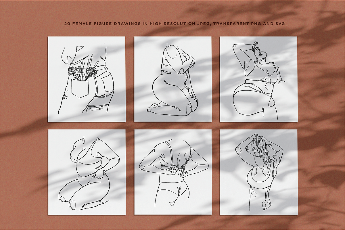Body Positive Female Figure Line Art, a Person Illustration by Rough Edges Supply Co. (Photo 3 of 10)