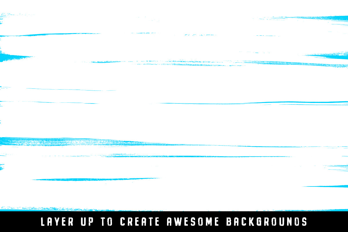 67 Illustrator Paint Stroke Brushes preview 5