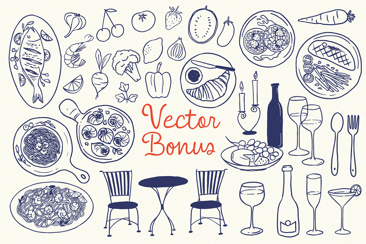 Tasteful Gourmet Script, a Script Font by Ef Studio (Photo 11 of 11)