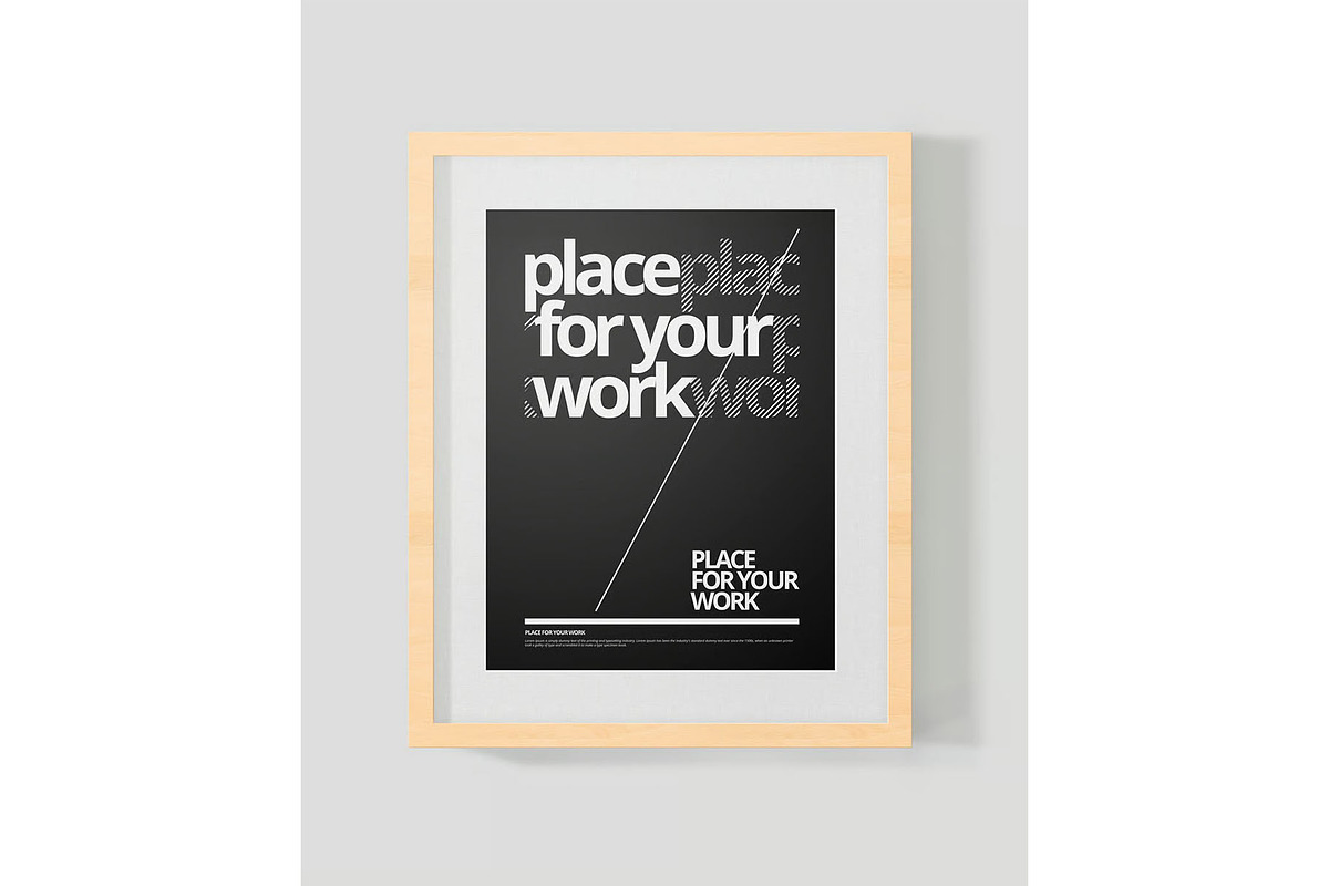 Frame For Your Work, an Advertising Mockup by zippypixelstudio (Photo 11 of 16)