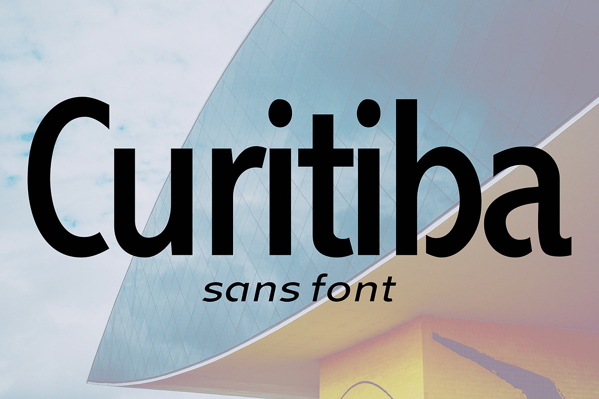 Curitiba - Sans Font, a Sans Serif Font by Minhocossauro Emporium (Photo 1 of 6)
