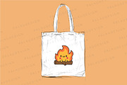 Cute kawaii fire, an Object Illustration by Palau (Thumbnail 3 of 12)