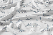 Dinosaurs Neutral Pattern, a Pattern Graphic by Lady Bruniere Design (Thumbnail 9 of 17)