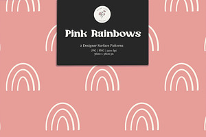 Pink Rainbow Surface Patterns