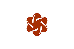Rotating atom orbit logo, a Branding & Logo Template by Rasagama Studio