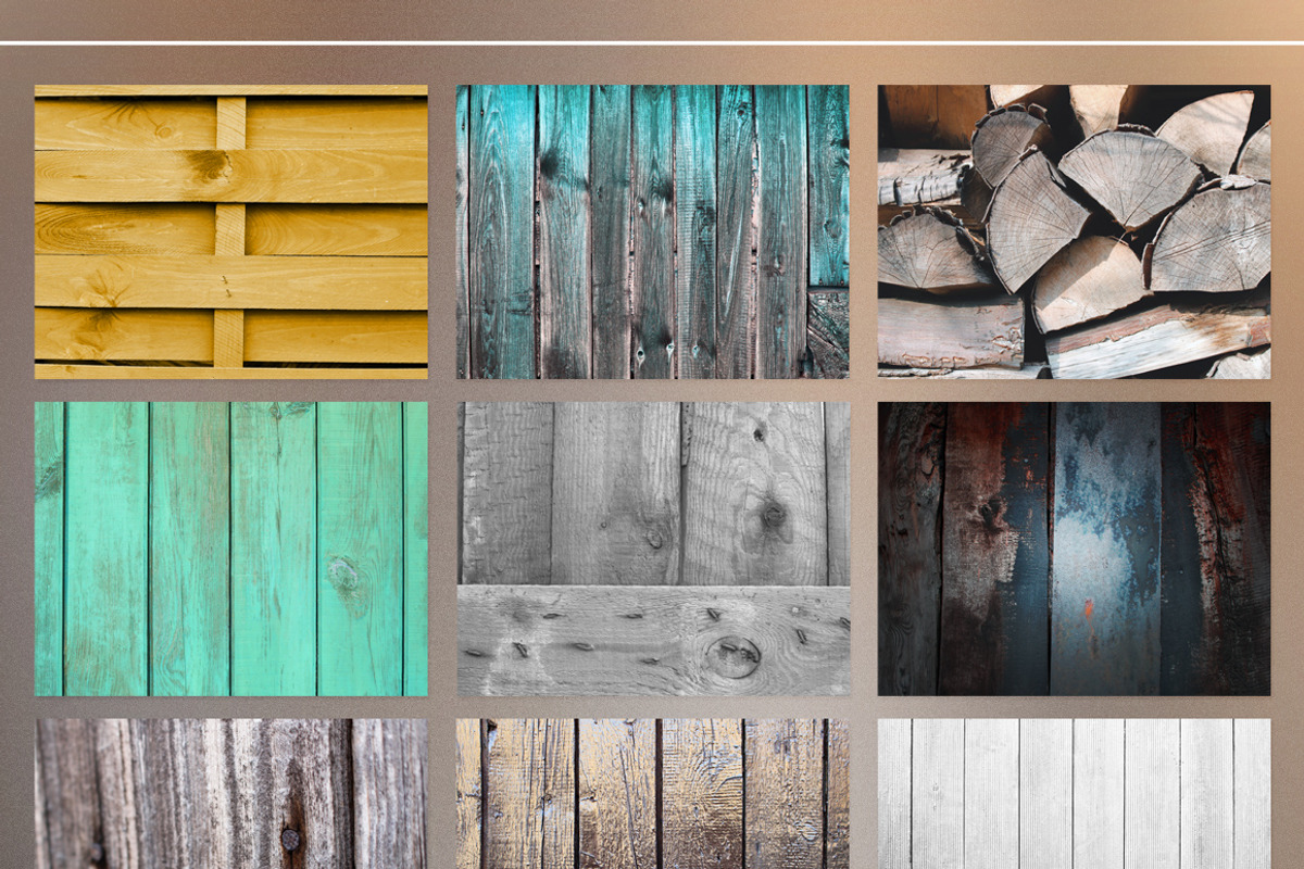 Wood Textures Set, a Texture Graphic by Backgrounds Store (Photo 3 of 4)