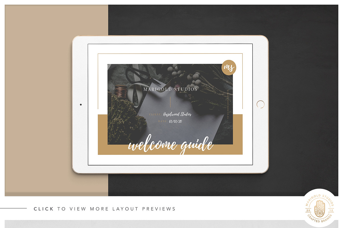 HAZELWOOD | Welcome Guide Canva, a Presentation Template by Marigold Studios (Photo 8 of 8)