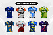 Soccer jersey design for sublimation, a Sport Illustration by samsulpassive (Thumbnail 4 of 4)