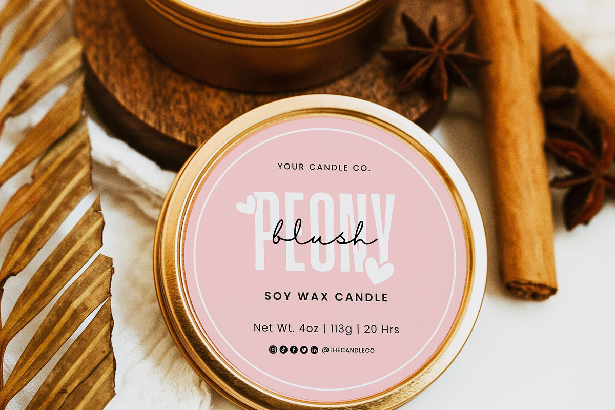 Stylish Round Editable Product Label, a Stationery Template by AN Graphics (Photo 5 of 7)