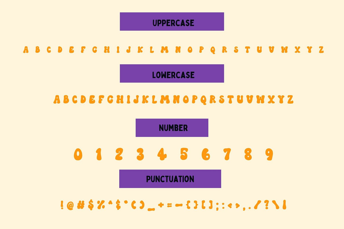 Groovy Night is a cool groovy font, a Handwritten Font by Brown Cupple (Photo 6 of 7)