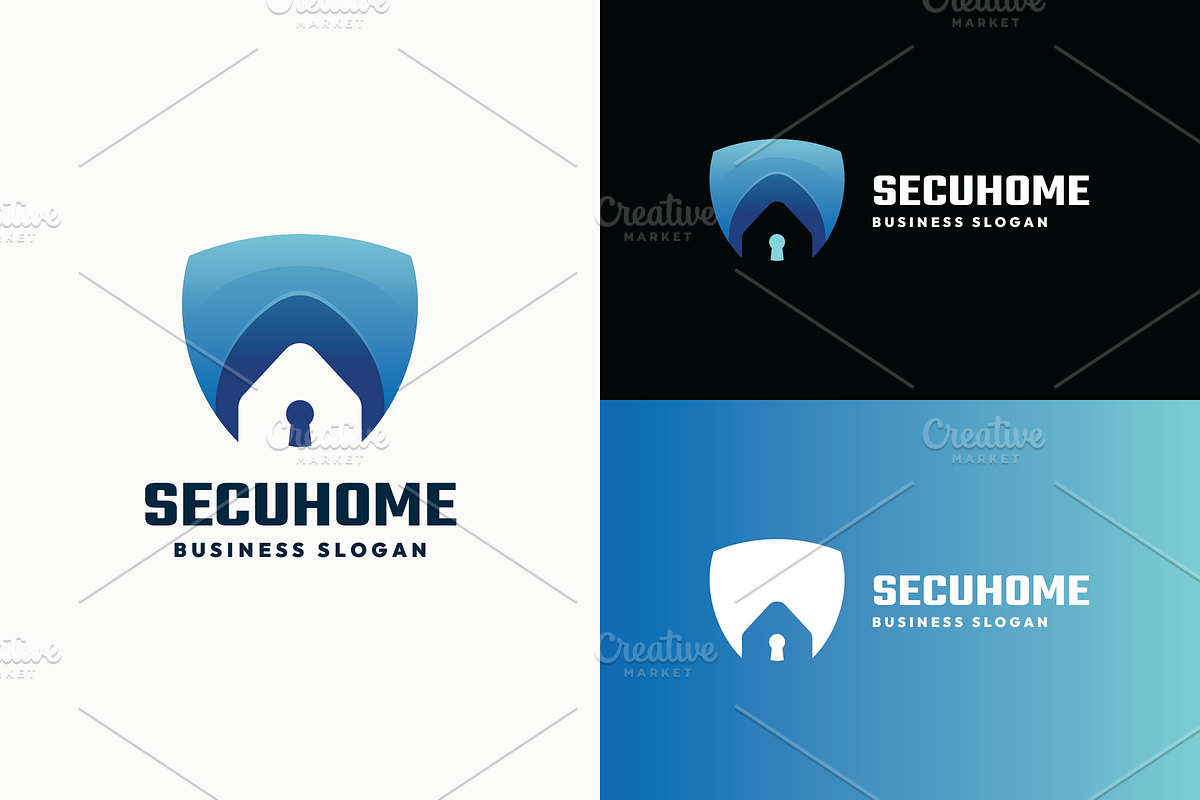 Home Security & Protection Logo, a Branding & Logo Template by Design_Planet (Photo 1 of 3)