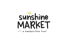 Sunshine Market - Handwritten Font