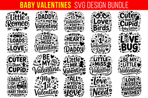20 Baby Valentine SVG Bundle, an Object Graphic by himelgfx