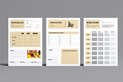 Healthy Meal Planner Layout, a Stationery Template by MightyDesign (Thumbnail 1 of 10)
