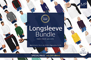 LONGSLEEVE BUNDLE 30xMock-ups + DEMO, a Books & Magazine Mockup by Apparel_Mockups (Thumbnail 1 of 32)