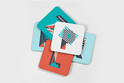 Coasters Mockup, a Product Mockup by Denny's Mock-ups (Thumbnail 7 of 9)
