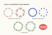 Wreath Brushes for Illustrator, a Brush Add-On by Olga Proz (Thumbnail 4 of 5)