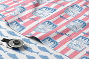 Mediterranean food Sardine patterns, a Pattern Graphic by Tani Kuzminka (Thumbnail 16 of 25)