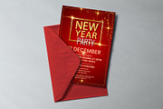 New Year Invitation Card Template, an Invitation Template by Andit themes (Thumbnail 3 of 6)
