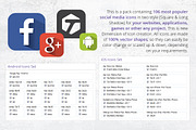 212 Round Corner Social Media Icons, an Icon by ArtFusion (Thumbnail 5 of 5)