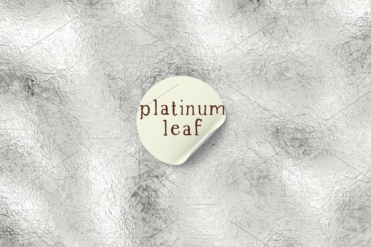 Platinum & Silver Foil Texture, a Texture Graphic by Debby Blooms (Photo 8 of 11)
