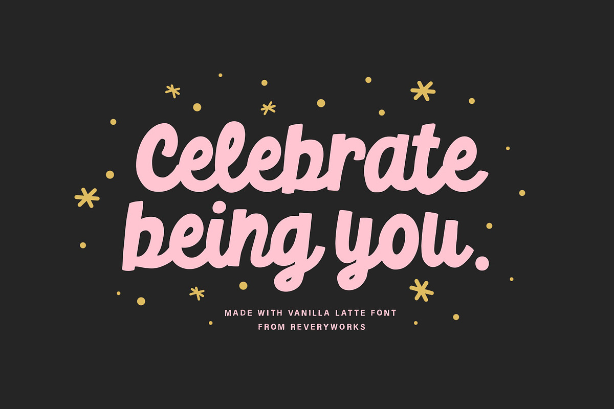 Vanilla Latte Script, a Font by ReveryWorks (Photo 11 of 13)