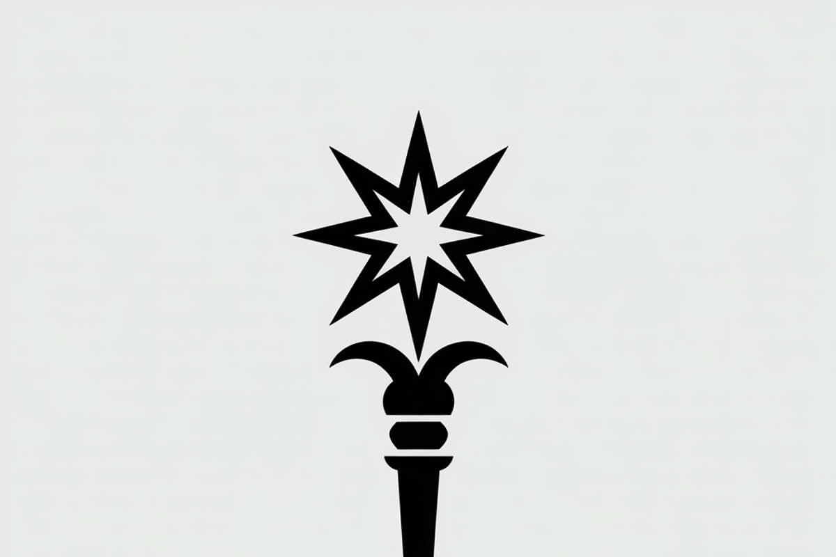 A stylish set of magic wand vector, an Illustration by Amazin_art (Photo 18 of 41)