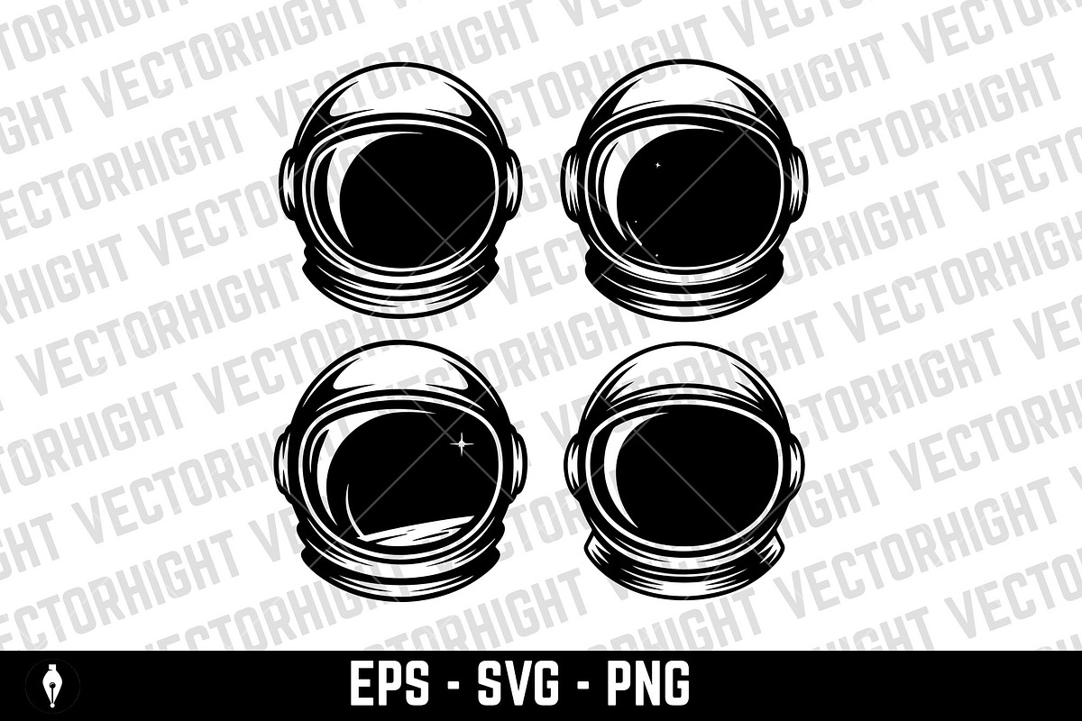 Spaceman helmet. Design elements, an Object Illustration by Vectorhight