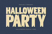 Halloween Party - Display Font, a Sans Serif Font by Pian45 Studio (Thumbnail 1 of 8)