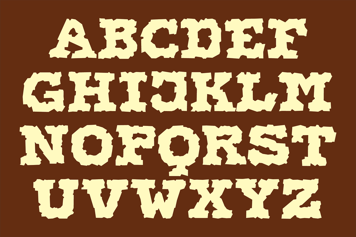 Display Brutal Font, a Serif Font by GG Design (Photo 3 of 6)