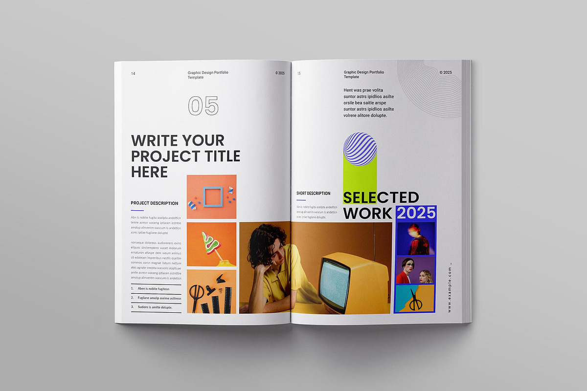 Graphic Design Portfolio Template preview 6