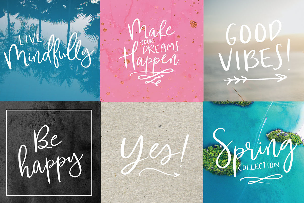 Beautyland Script Font preview 8