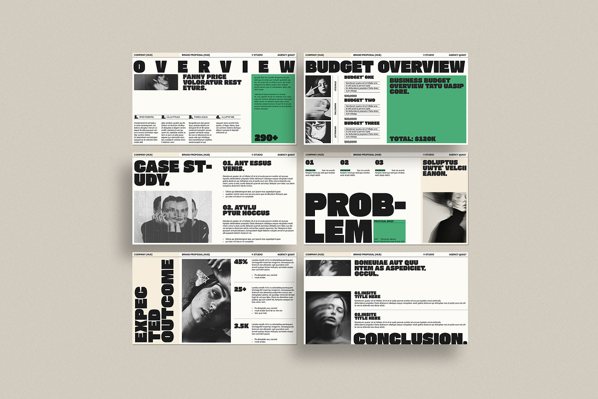 HUE | Brand Proposal Presentation, a Presentation Template by SlideStock (Photo 5 of 11)