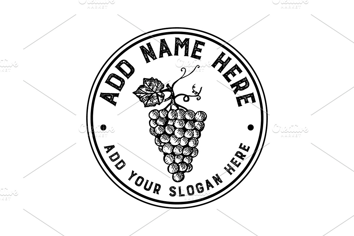 Vintage Wine logo template, a Branding & Logo Template by Veksy Logo Design Shop (Photo 5 of 5)