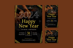 Luxury Happy New Year - Flyer