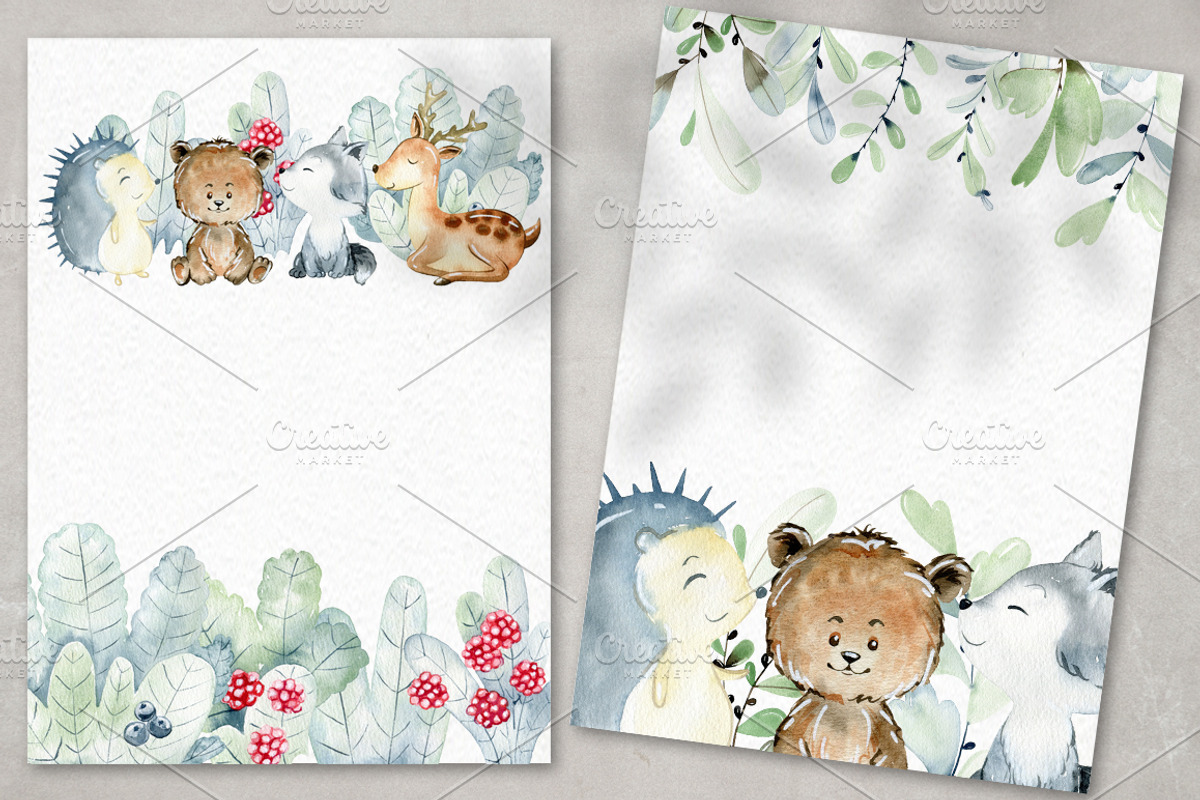 70% off. Bundle. Woodland animals., an Animal Illustration by TaPilipa (Photo 38 of 38)