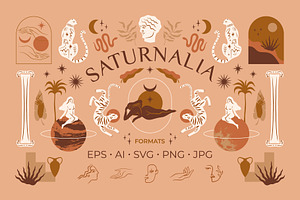 Saturnalia Bundle, an Illustration by Annie Konst