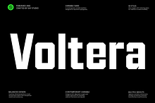 Voltera – Condensed Sans Font Family