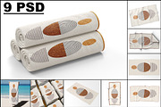 Towel Mockup, a Product Mockup by Mockupfit (Thumbnail 1 of 19)