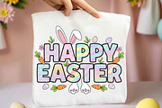 Happy Easter Bunny Png, an Illustration by DreamArtGraphic (Thumbnail 2 of 4)