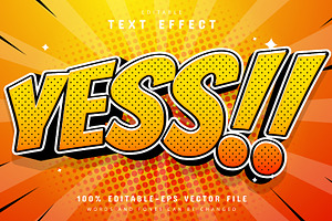 Comic Style Text Effect