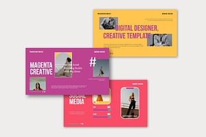 Magenta Powerpoint Template