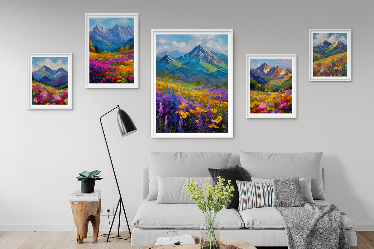 Bright Nature Landscape Illustration, a Decorative Illustration by Housui Patterns (Photo 8 of 12)