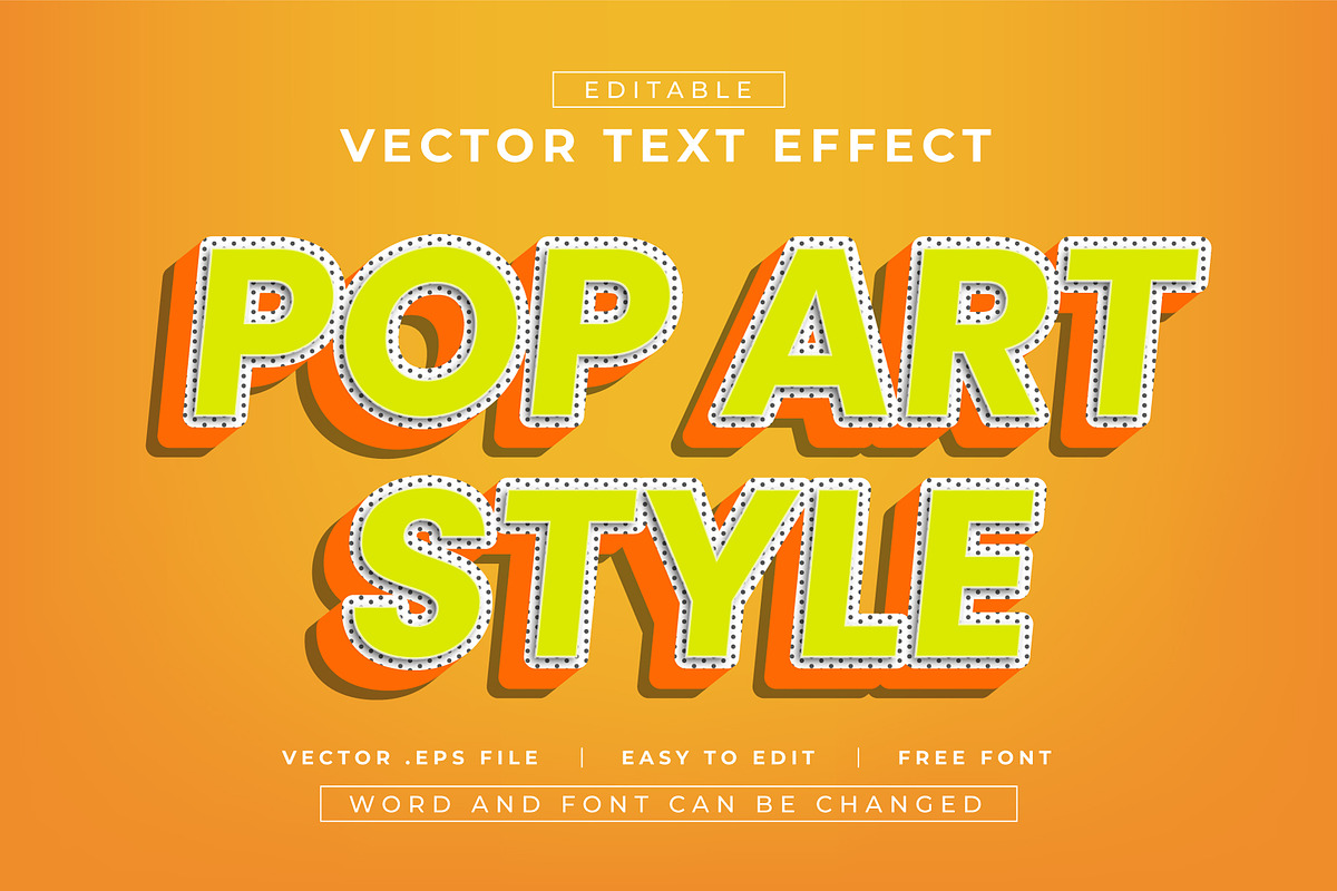 16 Pop Art Style Text Effects | EPS, a Layer Style Add-On by padilah_a (Photo 19 of 20)