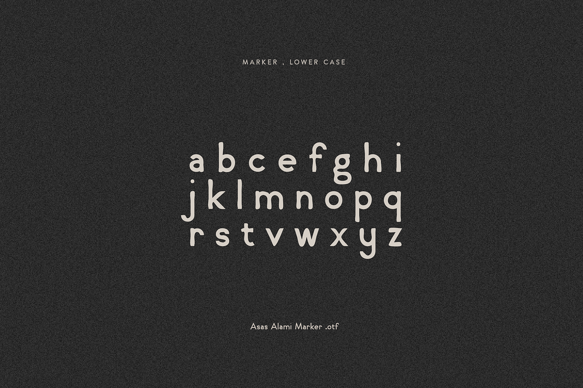 Asas Alami Sans Serif, a Sans Serif Font by Maybe This Color (Photo 6 of 7)
