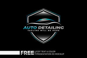 Auto Detailing Logo Design Template