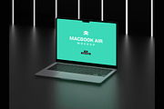 Macbook Air - Mockup, a Mac Mockup by Rometheme Std (Thumbnail 3 of 5)